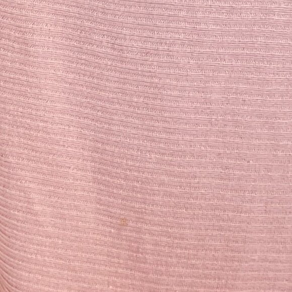 Talbots Pink Cotton Knit Pullover Textured Rib Jewel Neck Dolman Sleeve XL - Picture 4 of 6